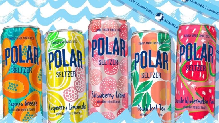 Five cans of Polar Seltzer's summer 2024 line-up